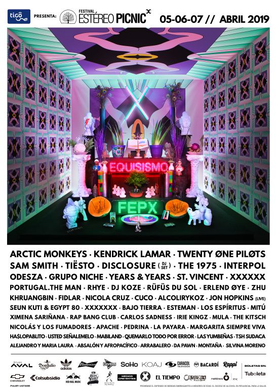 Este es el lineup oficial del Festival Estéreo Picnic 2019 Este es el lineup oficial del Festival Estéreo Picnic 2019