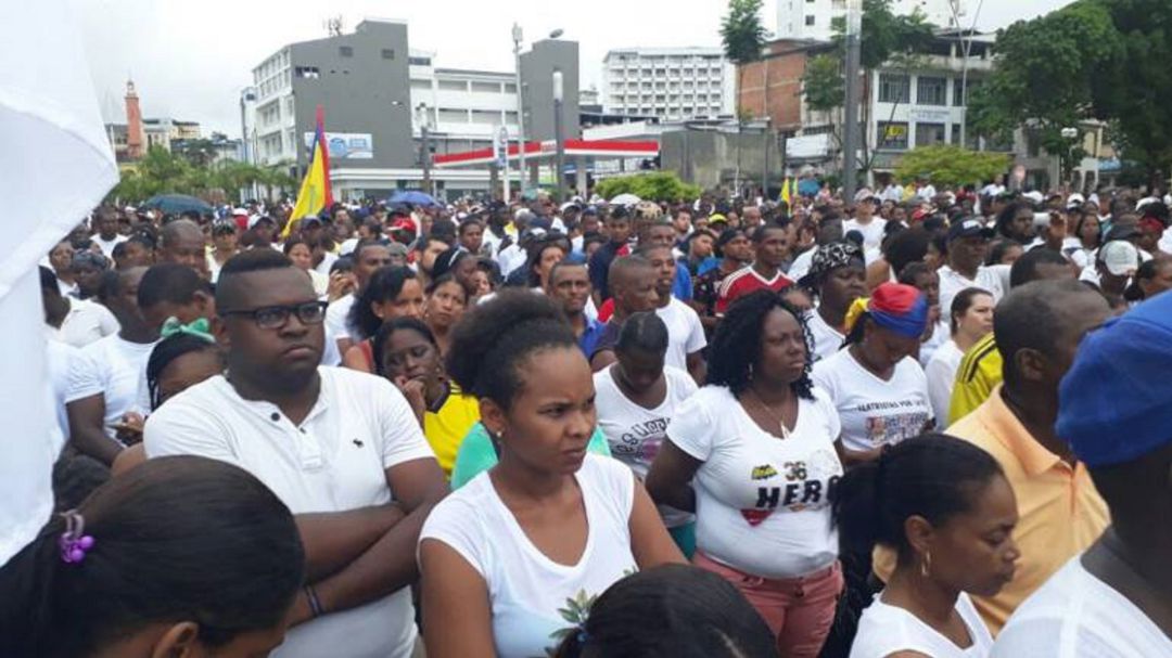 Diócesis de Buenaventura lidera caminata por la vida y la tranquilidad