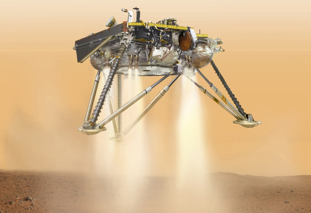 La sonda InSight tocó suelo de Marte