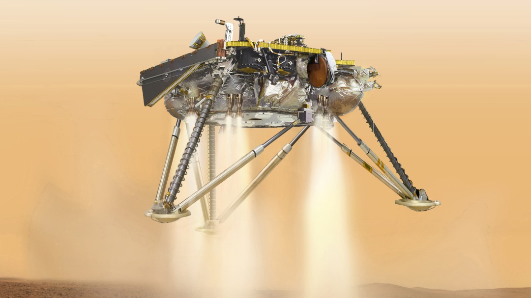 La sonda InSight tocó suelo de Marte