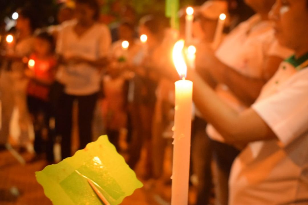 Velatón en Arjona en día de la eliminación de la violencia contra la mujer: Velatón en Arjona en día de la eliminación de la violencia contra la mujer