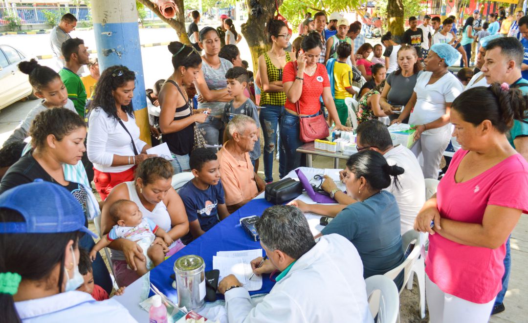 Crisis migratoria: Franceses atienden a la población venezolana de Barranquilla