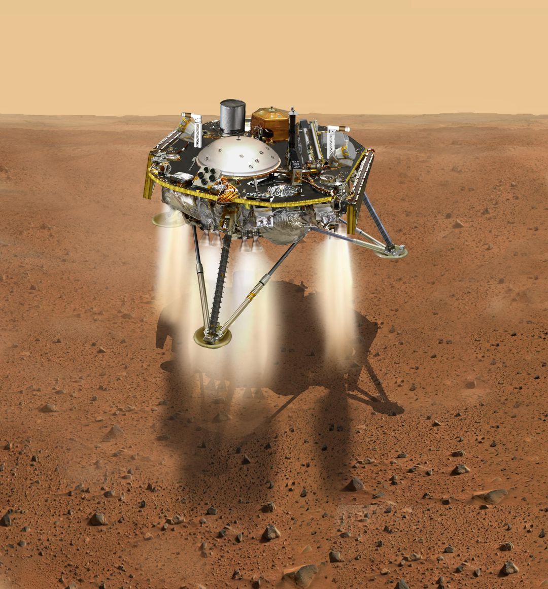 "Te siento, Marte": Maravillosa foto de la nave InSight