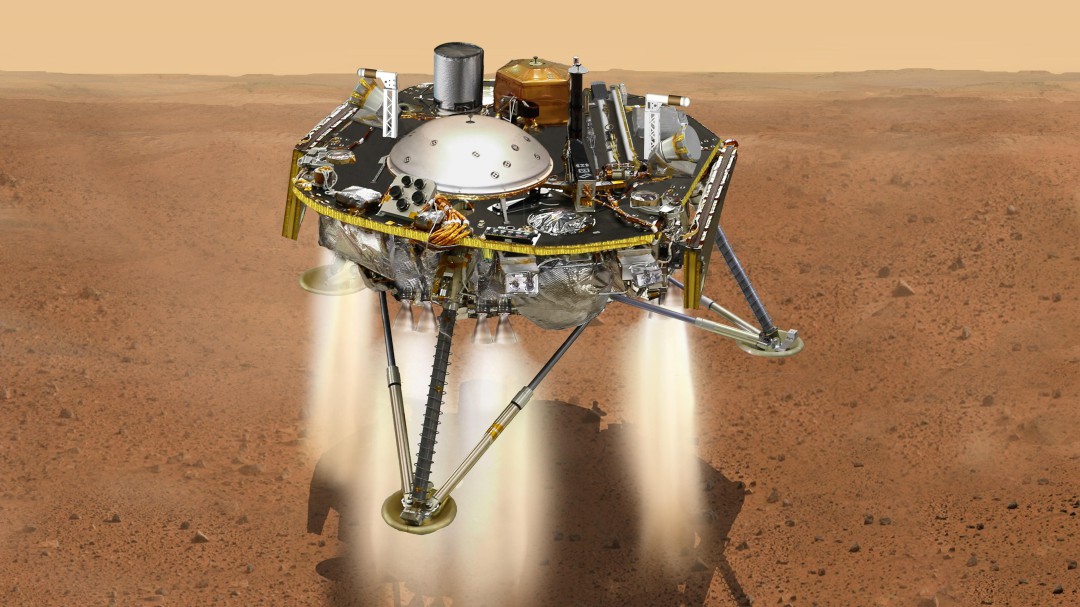 InSight llega a Marte para conocer el corazón del planeta rojo