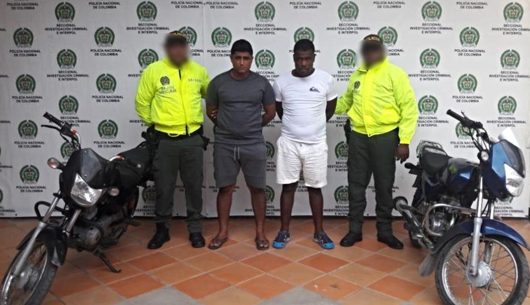 Capturan a “El coco” y “El quemao” en Cartagena: Capturan a “El coco” y “El quemao” en Cartagena