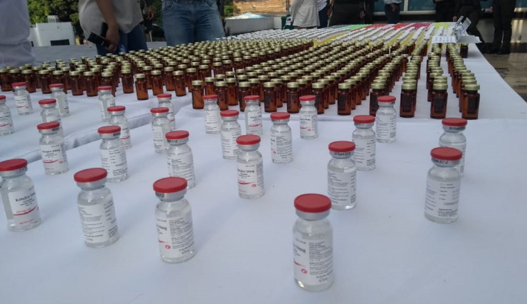 Cae banda con drogas sintéticas en Cali: En Cali utilizaban sedante equino para traficar con drogas sintéticas