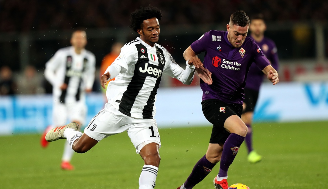 cuadrado juventus: Cuadrado presente en la goleada de la Juventus a Fiorentina