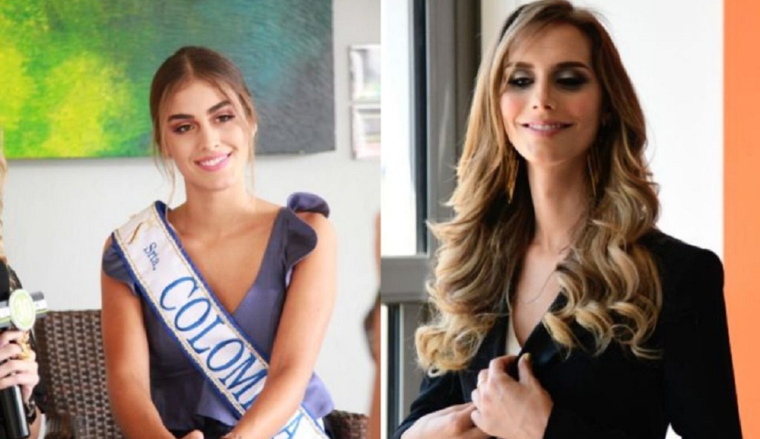 Miss Colombia Valeria Morales y Miss España Ángela Ponce