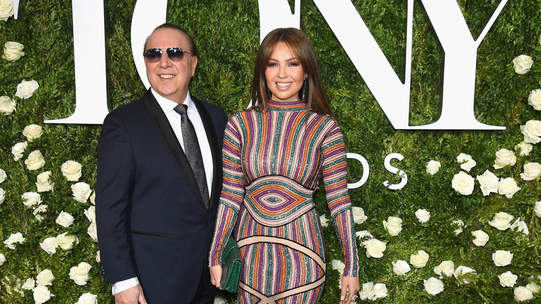 Así celebró Thalía sus 18 años de matrimonio con Tommy Mottola