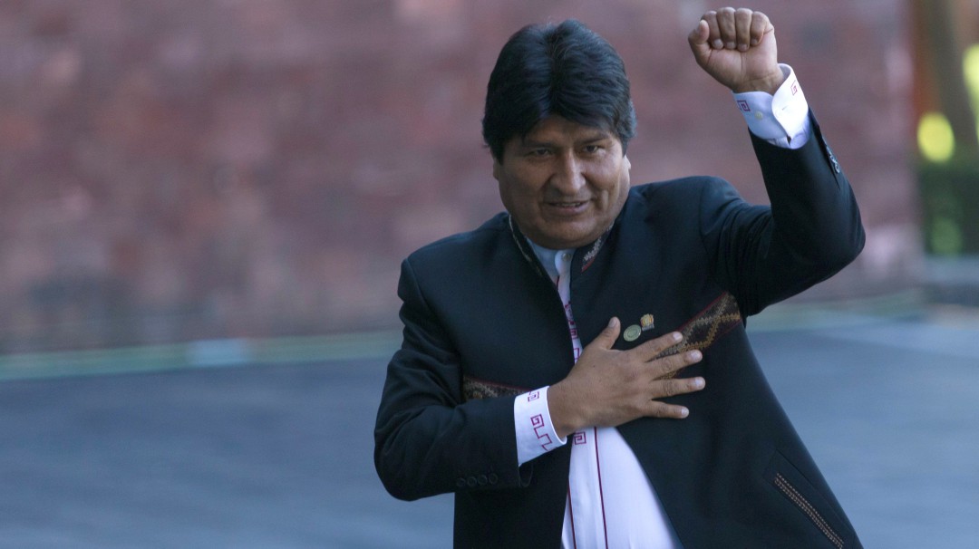 Avalan candidatura de Evo Morales a la presidencia de Bolivia