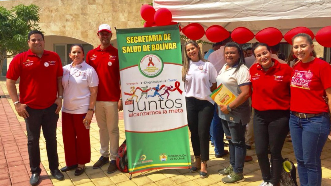 Gobernación de Bolívar conmemoró día mundial de lucha contra el SIDA