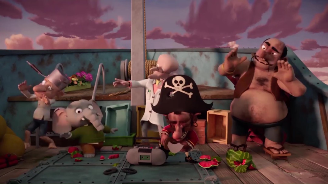 Las Aventuras de la Pera Gigante, no apropiada para mayores de 5 años