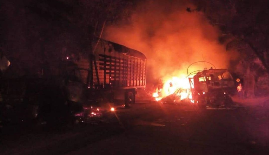 ATAQUE, TERRORISTA, QUEMA, CARROS, VALDIVIA, EJERCITO, ELN: Ataque del ELN en Antioquia, estaba advertido por inteligencia militar