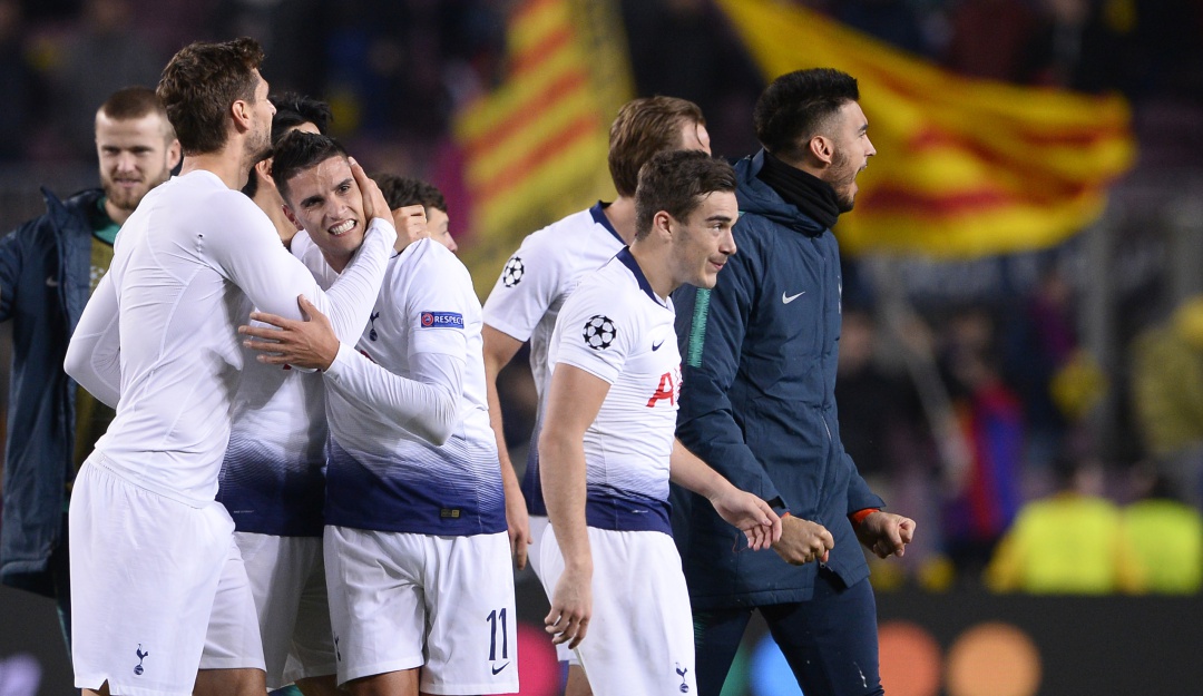 tottenham champions barcelona: Tottenham iguala con Barcelona y se clasifican a octavos en Champions