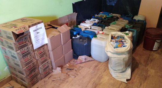 Mega operativo contra el licor adulterado en Bogotá Mega operativo contra el licor adulterado en Bogotá