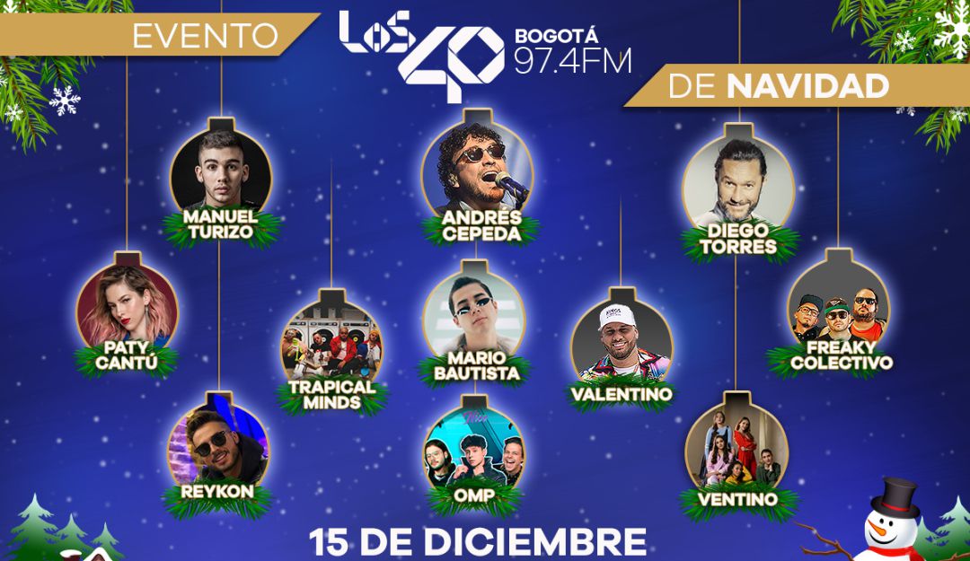 Lo Más Caracol: Una navidad feliz para los niños con el Evento40 de navidad