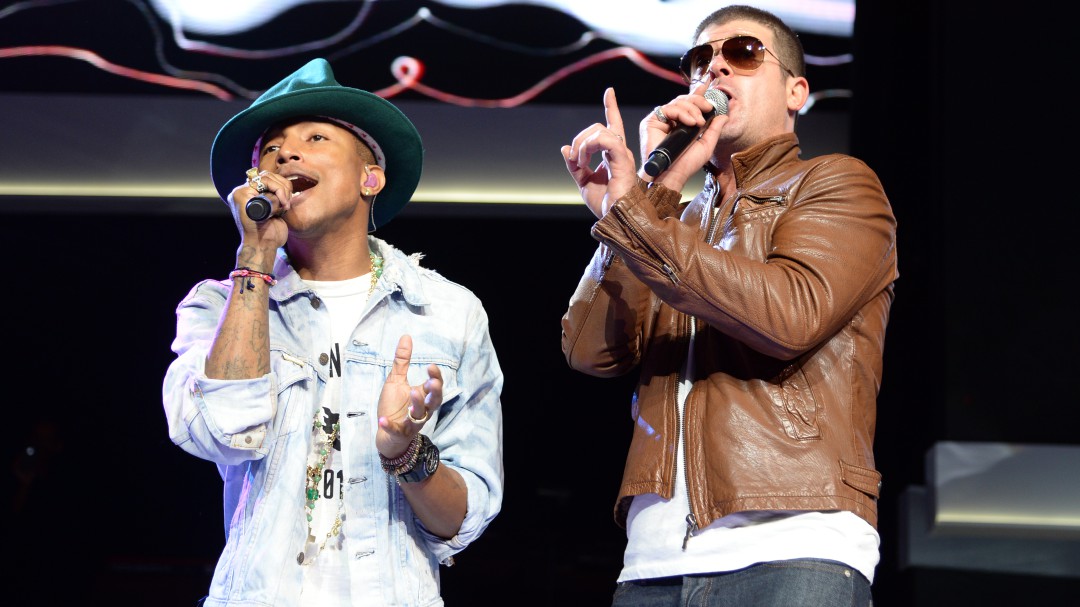 Pharrell Williams y Robin Thicke deberán pagar millonaria multa por plagio