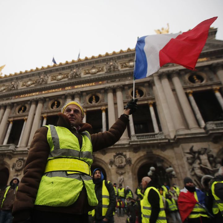 59 Detenidos en París en las protestas de "chalecos amarillos"