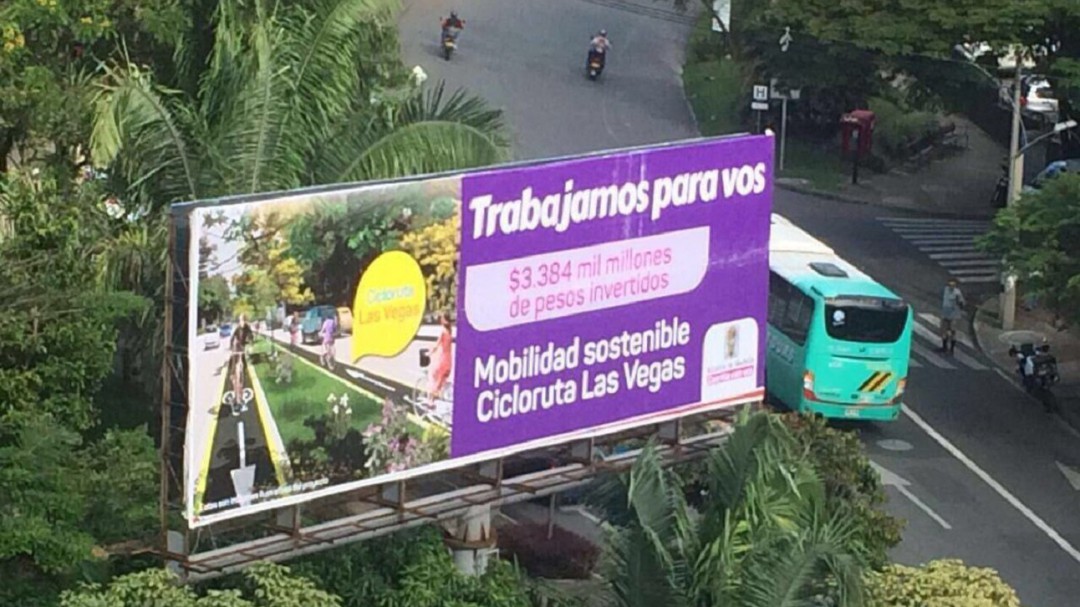 'Cemáforo' y ‘mobilidad’, "horrores" ortográficos de Alcaldía de Medellín