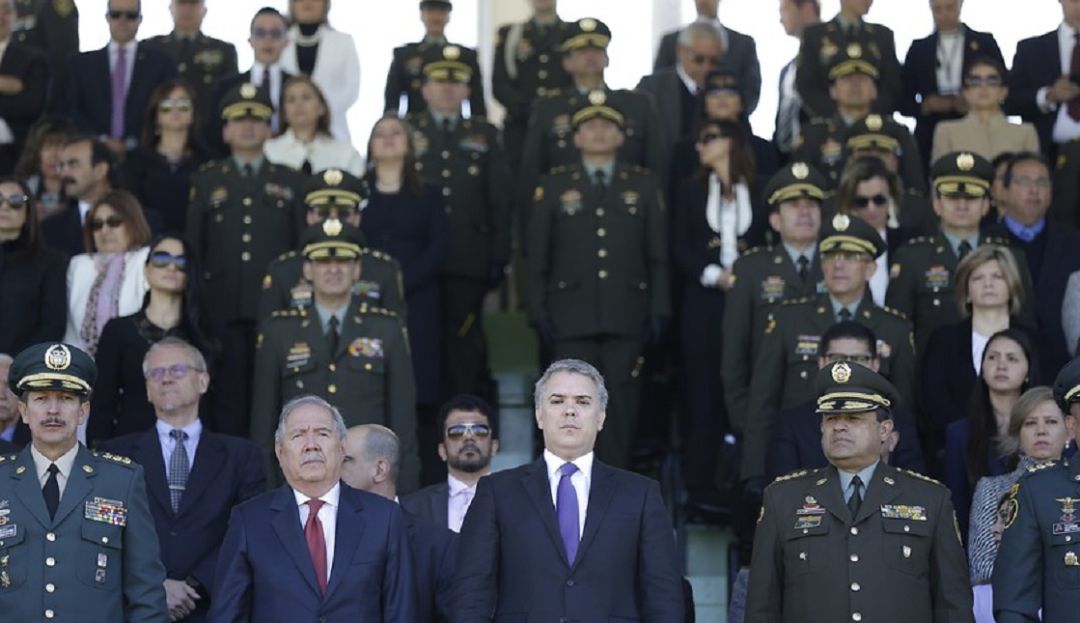 Nueva cúpula militar y de policía se posesionó ante el presidente Duque