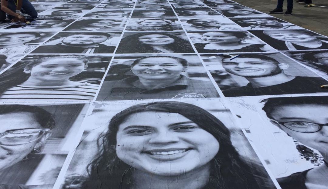 VENEZOLANOS, HOMEJAE, FOTOGRAFIA, MEDELLIN: Con retratos gigantes hacen homenaje a venezolanos en Medellín