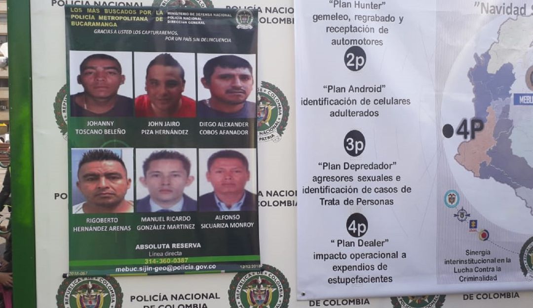 Los delincuentes más buscados del área metropolitana: Los seis más buscados ya están en la mira de la Policía Metropolitana