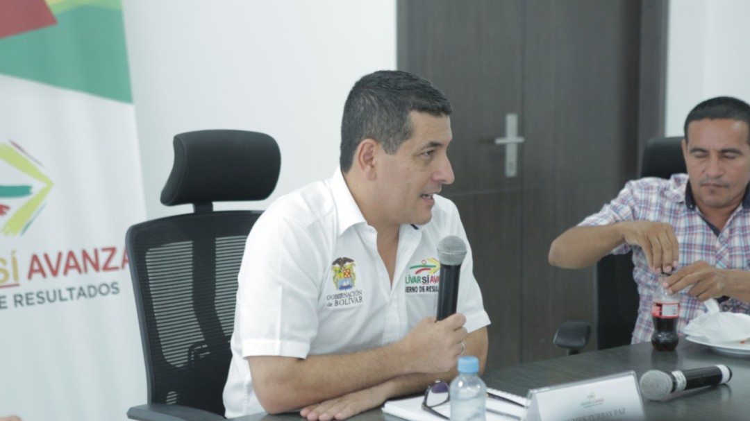 Gobernador de Bolívar se reunió con representantes de gremios de Cartagena
