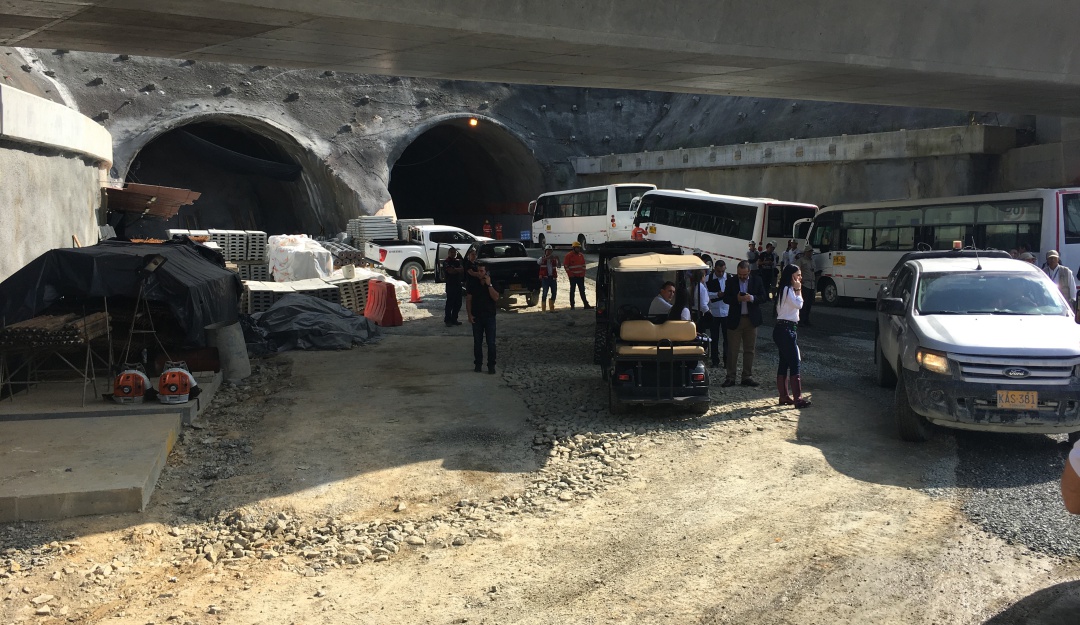Túnel de Oriente: Presidente Duque inspeccionó obras del Túnel de Oriente