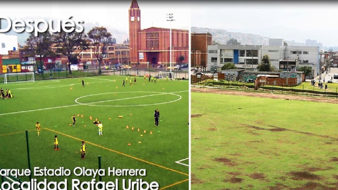 La evolución de los parques en Bogotá
