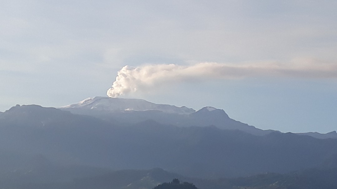 Esta madrugada el Volcán Nevado del Ruiz registró un nuevo sismo