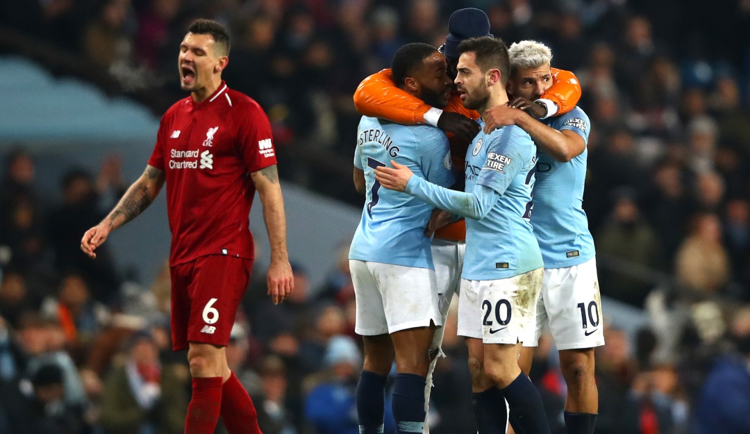 Manchester City 2-1 Liverpool: El City tumbó invicto del Liverpool y le recortó diferencias en el liderato