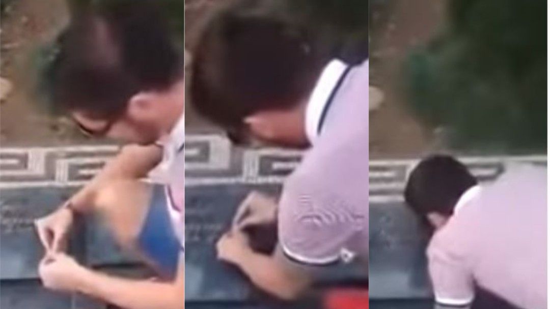 El castigo que recibió el hombre que aspiró cocaína en la tumba de Escobar