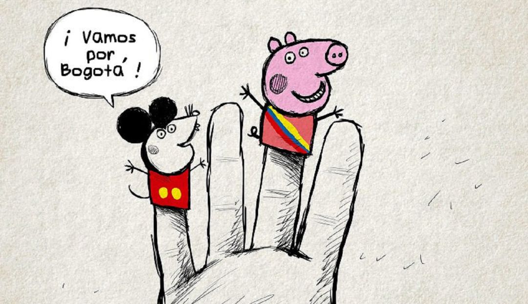 caricatura Samuel Hoyos.: ¡Lo encontramos! el uribista que no pelea con los caricaturistas
