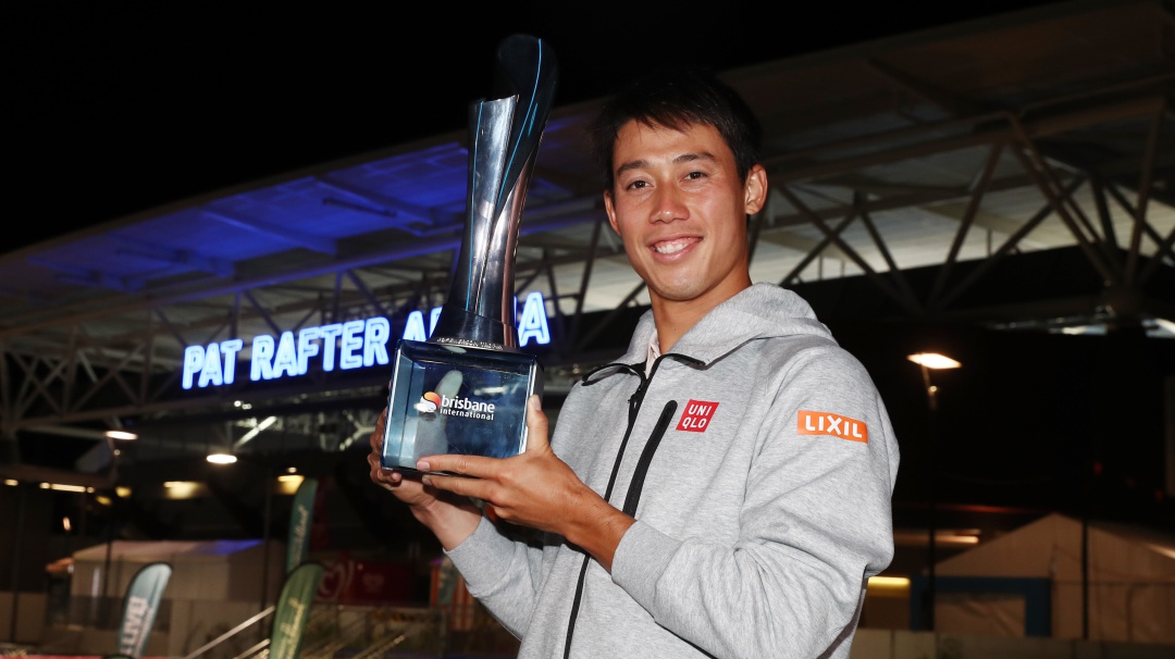 Nishikori ganó el ATP de Brisbane y cortó racha de 9 finales perdidas
