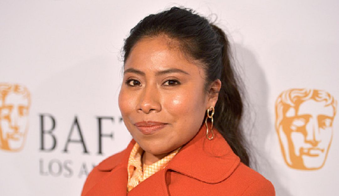 Yalitza Aparicio protagonista de Roma.: Así lució Yalitza Aparicio, la protagonista de Roma, en la alfombra roja