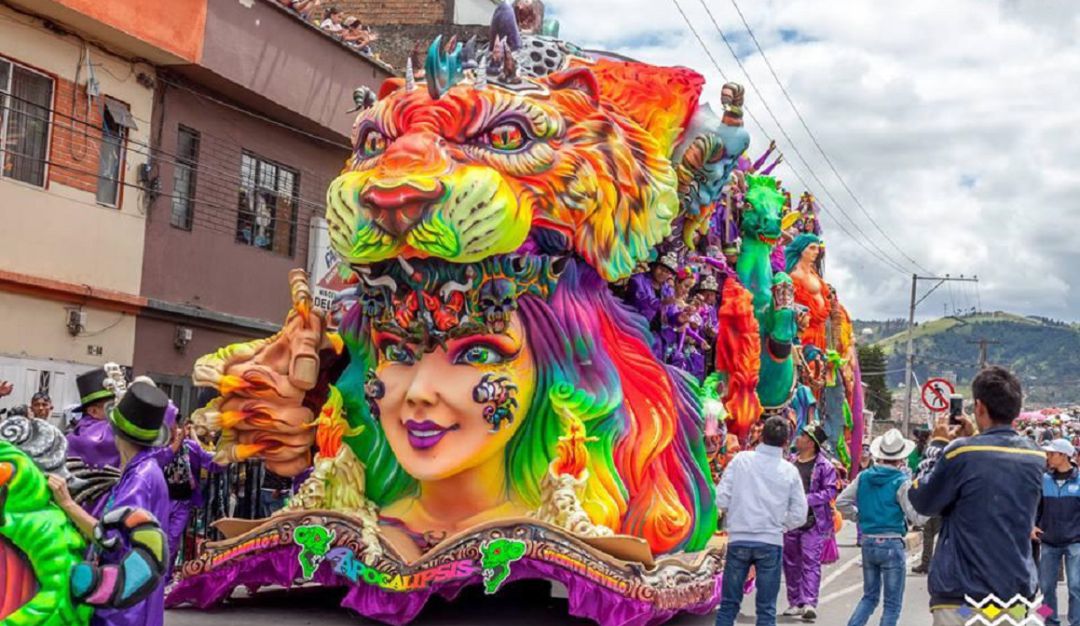 Carnaval de Blancos y Negros: 'Apocalipsis', la carroza que se llevó los aplausos en el Carnaval de Pasto