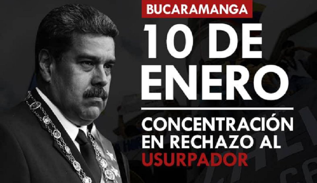 Protesta de venezolanos en Bucaramanga: Venezolanos en Bucaramanga se unirán a la jornada mundial de protesta