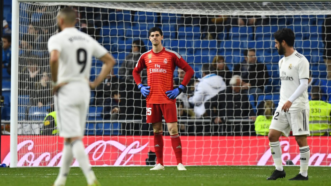 Courtois se lesionó y será baja del Real Madrid los próximos partidos