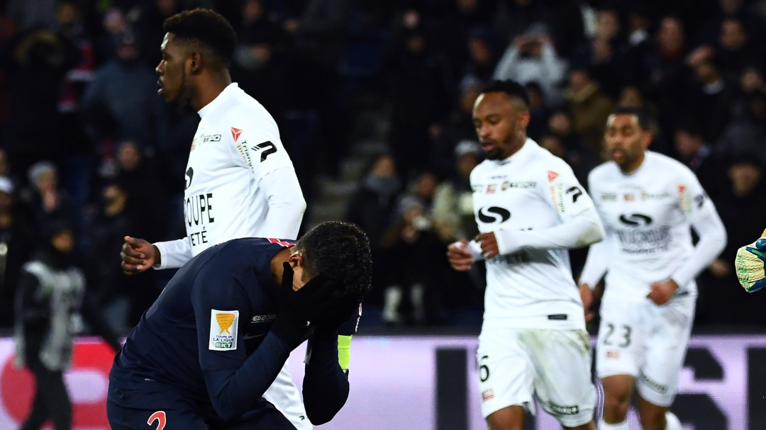 PSG quedó eliminado de la Copa de Francia frente al último de la Liga