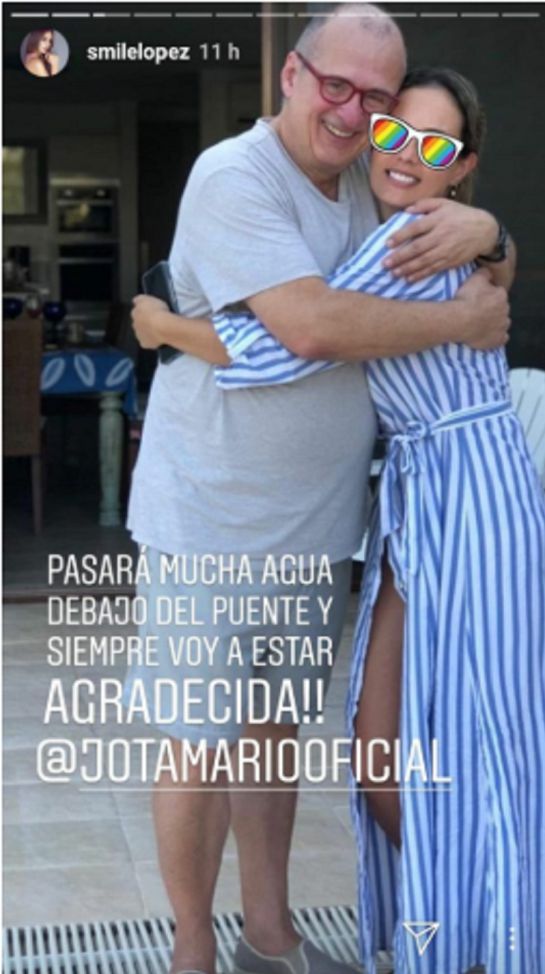 Emotivo reencuentro entre Jota Mario Valencia y Milena López Emotivo reencuentro entre Jota Mario Valencia y Milena López