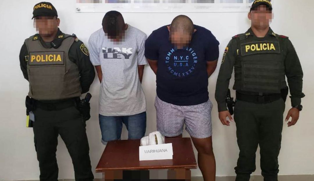 Capturan a dos primos con marihuana en el Aeropuerto de Cartagena: Capturan a dos primos con marihuana en el Aeropuerto de Cartagena