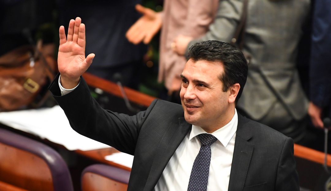 El primer ministro macedonio, Zoran Zaev