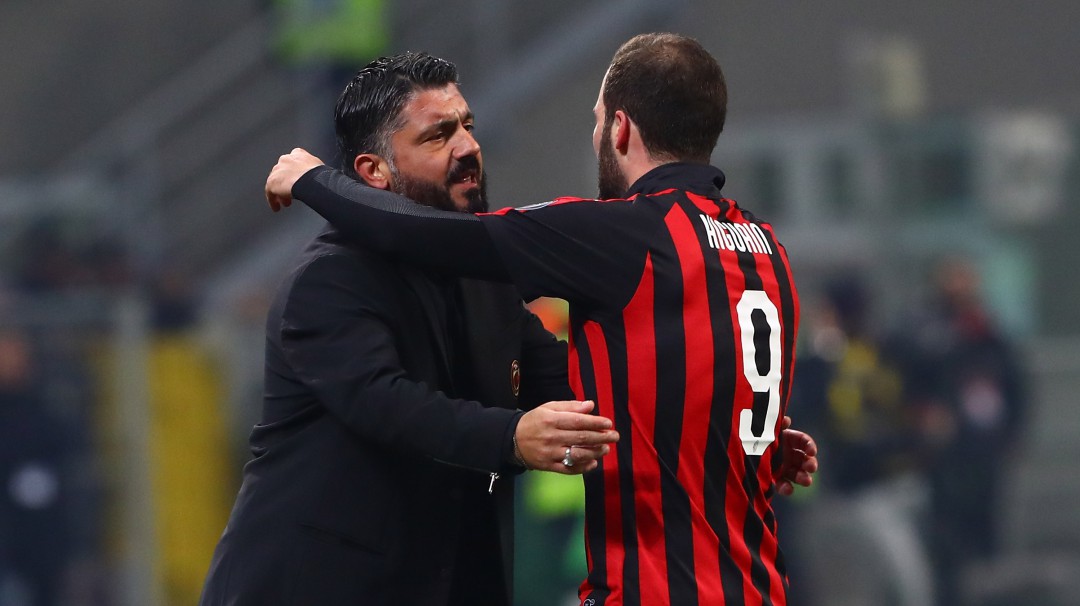 Gattuso reconoce que no sabe si Higuaín se quedará en el Milan