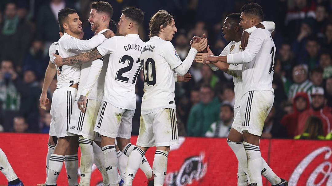Real Madrid logró un agónico triunfo en campo del Real Betis
