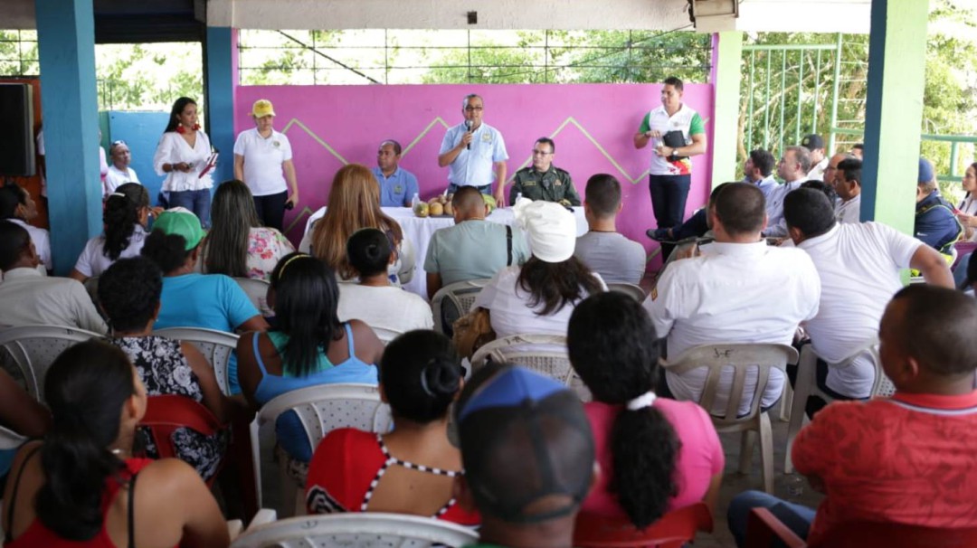 Distrito de Cartagena firma acta de compromiso con Arroyo Grande
