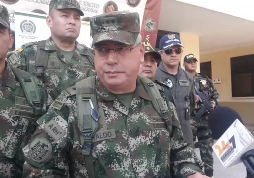 Cinco disidentes de las Farc capturados en Puerto Rondón, Arauca
