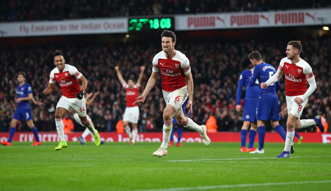 Arsenal venció al Chelsea en el derby londinense
