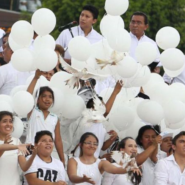 Colombia se moviliza masivamente en rechazo al terrorismo