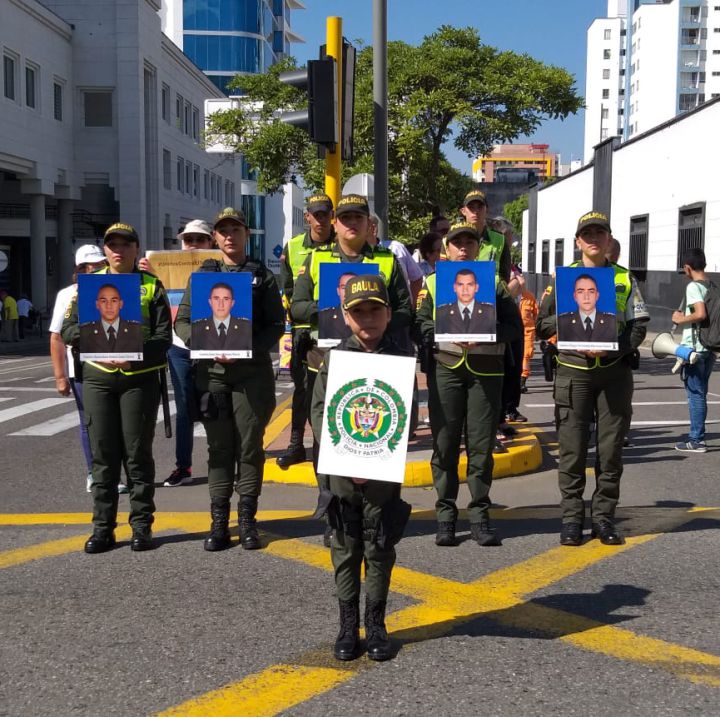 Así fue la marcha contra el terrorismo en Bucaramanga