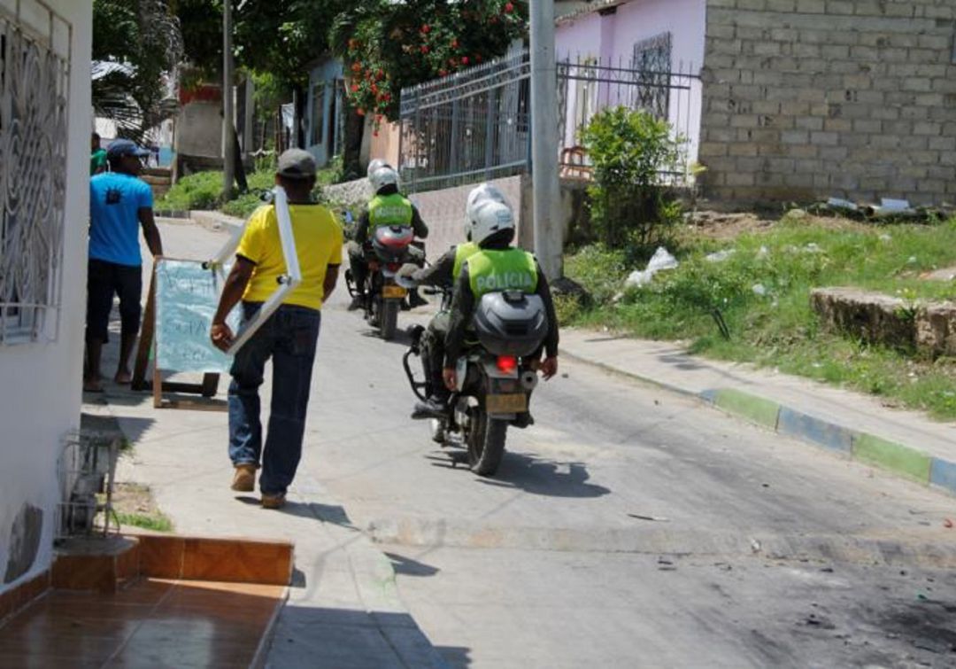 Un muerto y una policía herida deja cruce de disparos en Arjona, Bolívar